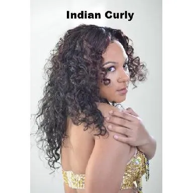 Raw Organic  Virgin Remy Indian Hair Straight /Wavy/ Curly