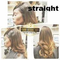 Raw Organic  Virgin Remy Indian Hair Straight /Wavy/ Curly