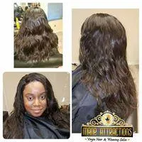 Raw Organic  Virgin Remy Indian Hair Straight /Wavy/ Curly