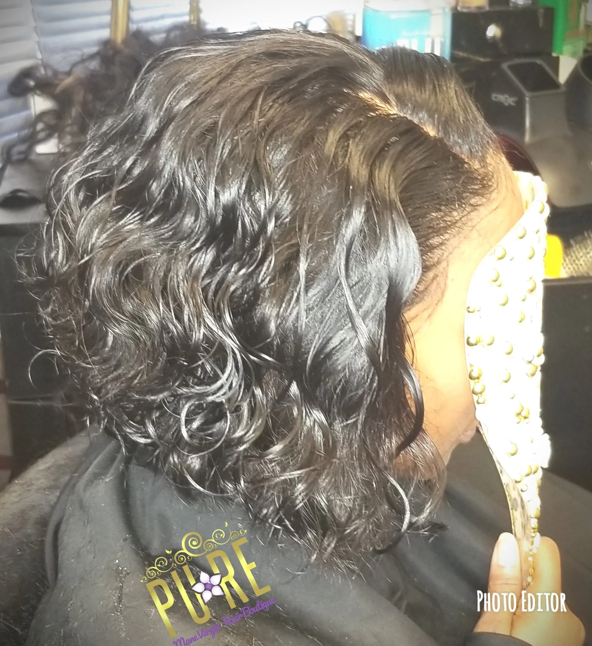 Raw Organic  Virgin Remy Indian Hair Straight /Wavy/ Curly