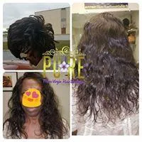 Raw Organic  Virgin Remy Indian Hair Straight /Wavy/ Curly