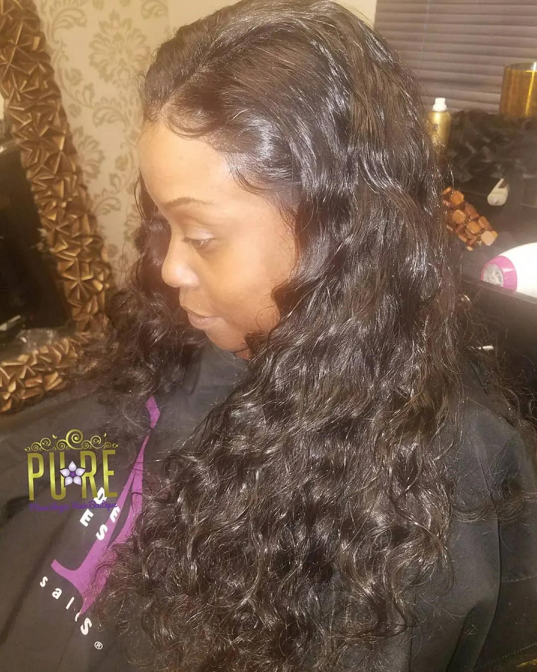 Raw Organic  Virgin Remy Indian Hair Straight /Wavy/ Curly