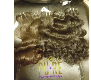Raw Organic  Virgin Remy Indian Hair Straight /Wavy/ Curly