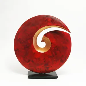 Red Spiral Sculpture