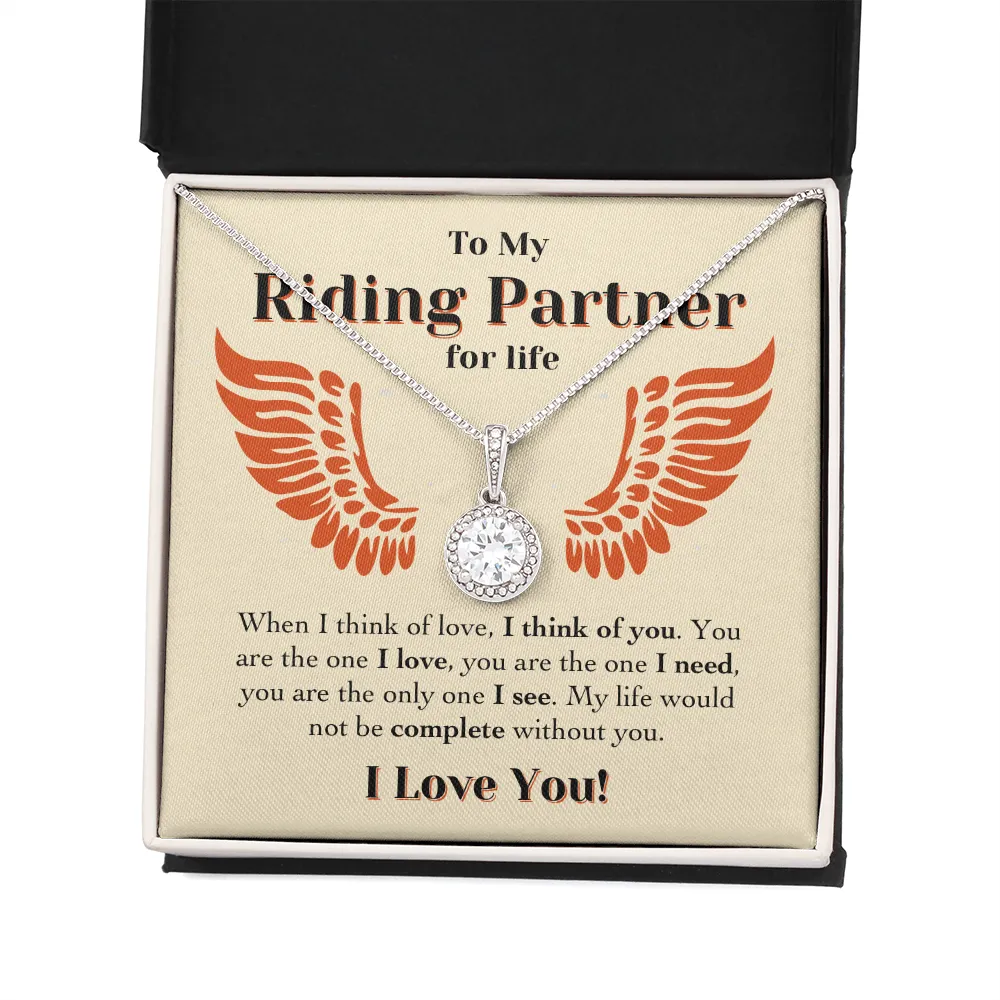 Riding Partner Eternal Love Valentine's Necklace