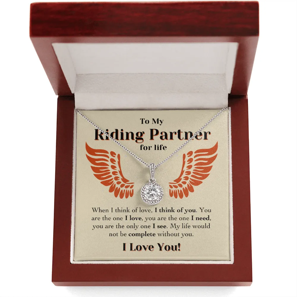 Riding Partner Eternal Love Valentine's Necklace