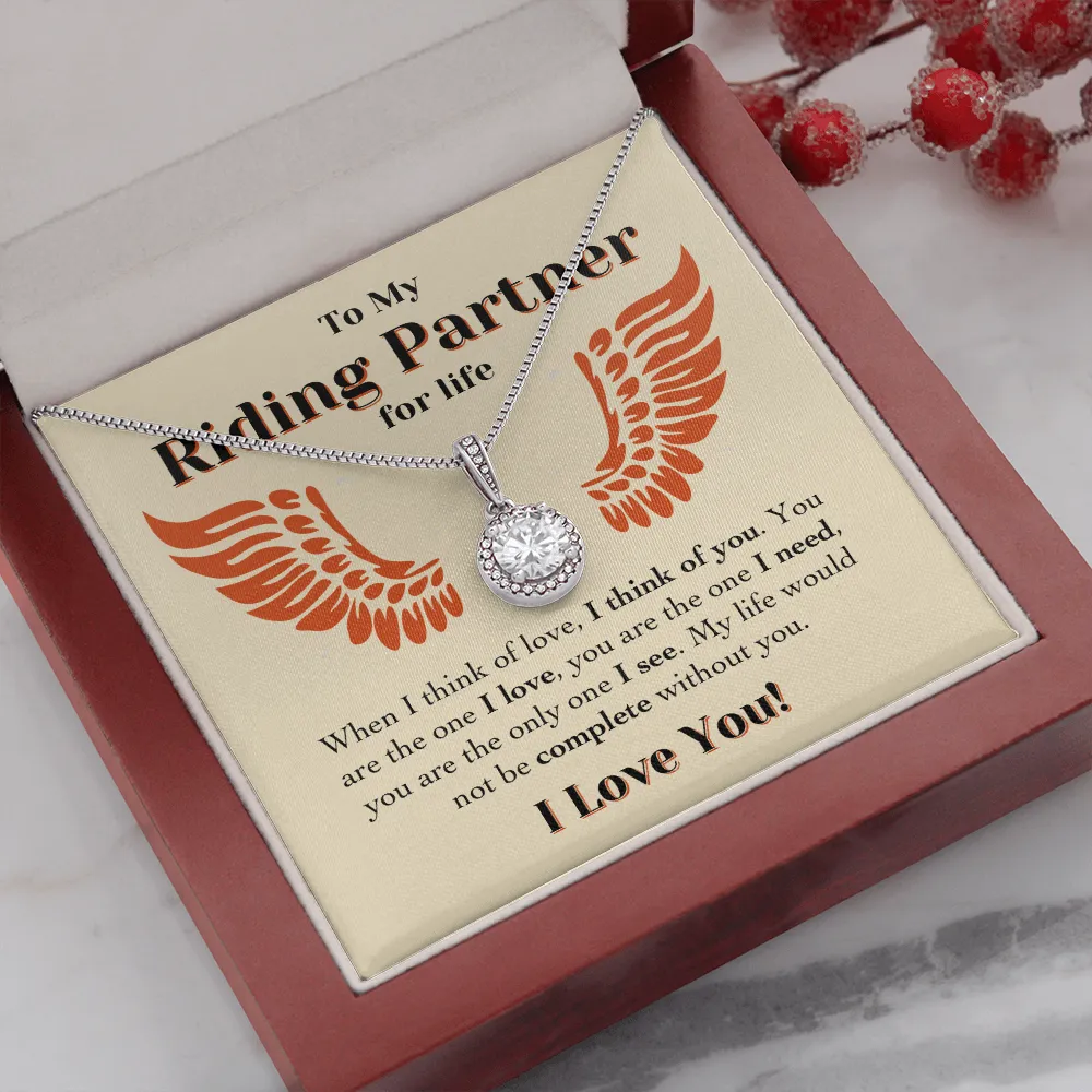 Riding Partner Eternal Love Valentine's Necklace