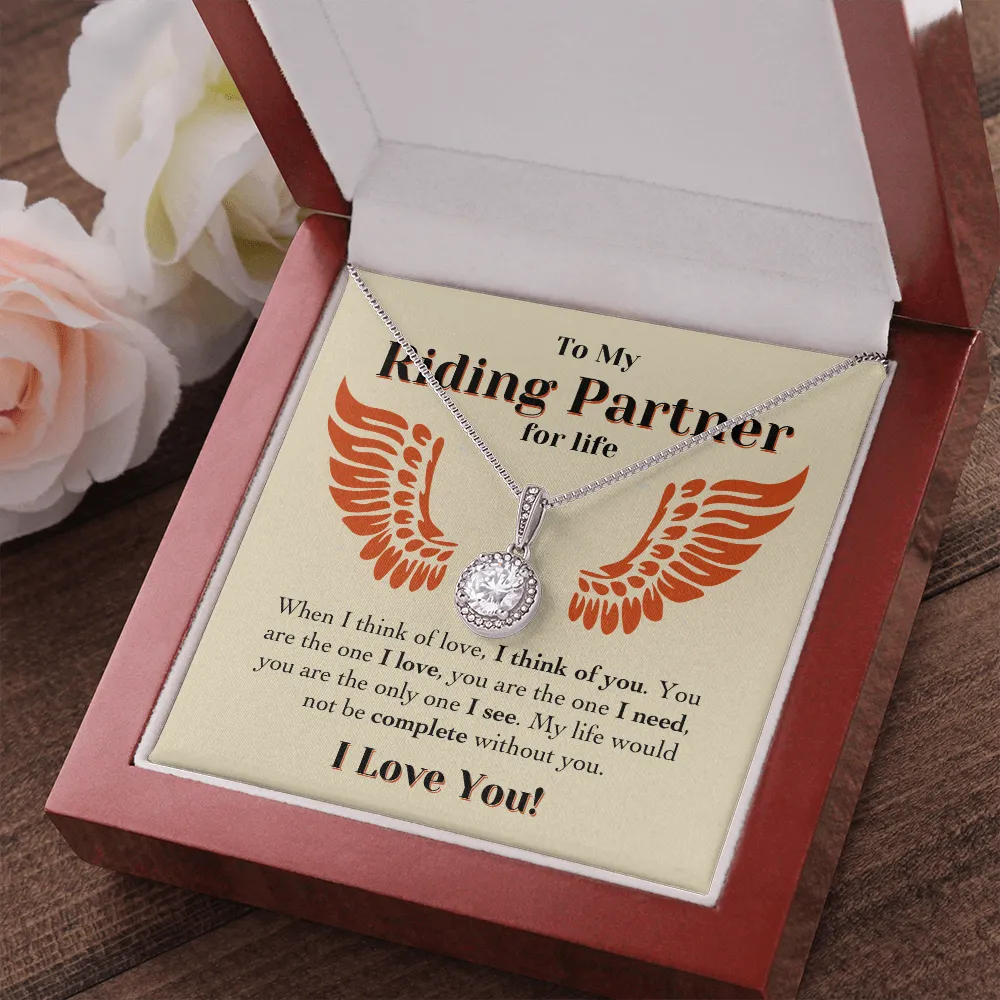 Riding Partner Eternal Love Valentine's Necklace