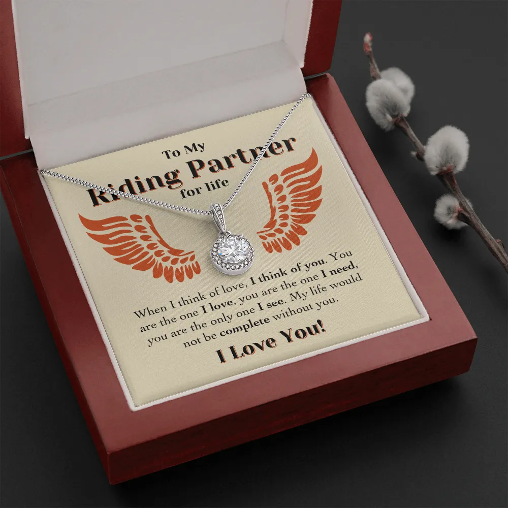 Riding Partner Eternal Love Valentine's Necklace