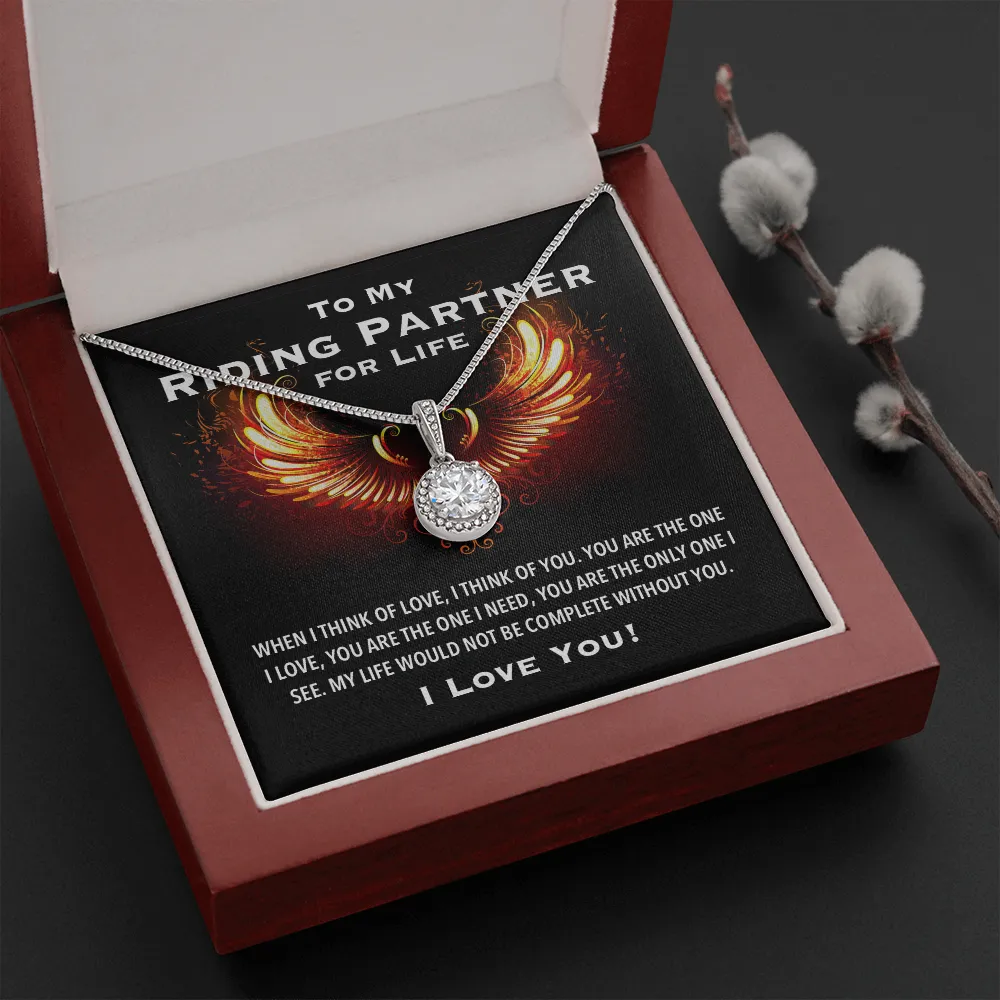 Riding Partner Eternal Love Valentine's Necklace