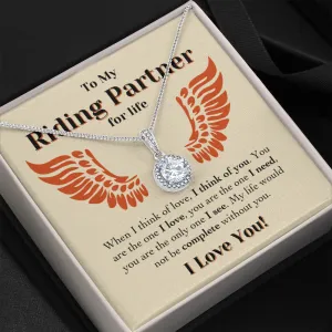 Riding Partner Eternal Love Valentine's Necklace