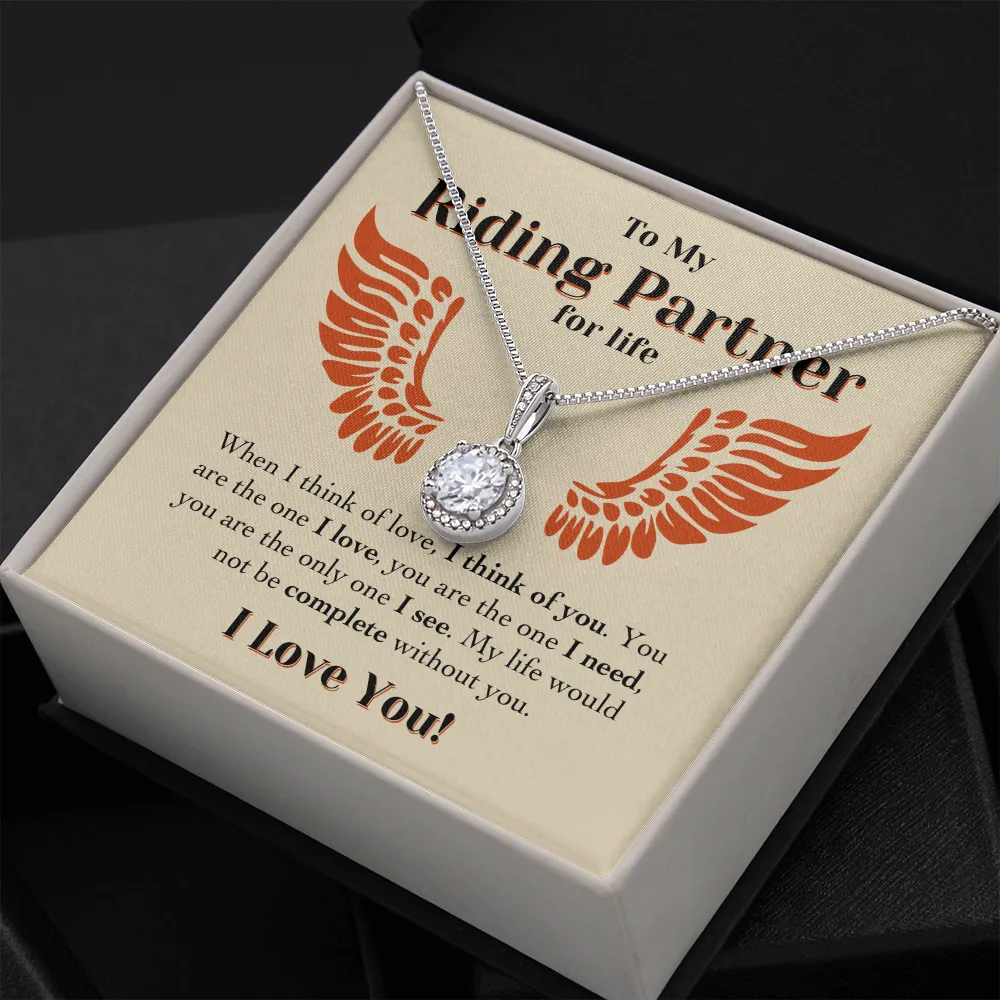 Riding Partner Eternal Love Valentine's Necklace