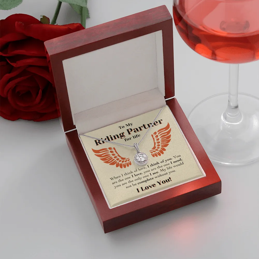 Riding Partner Eternal Love Valentine's Necklace