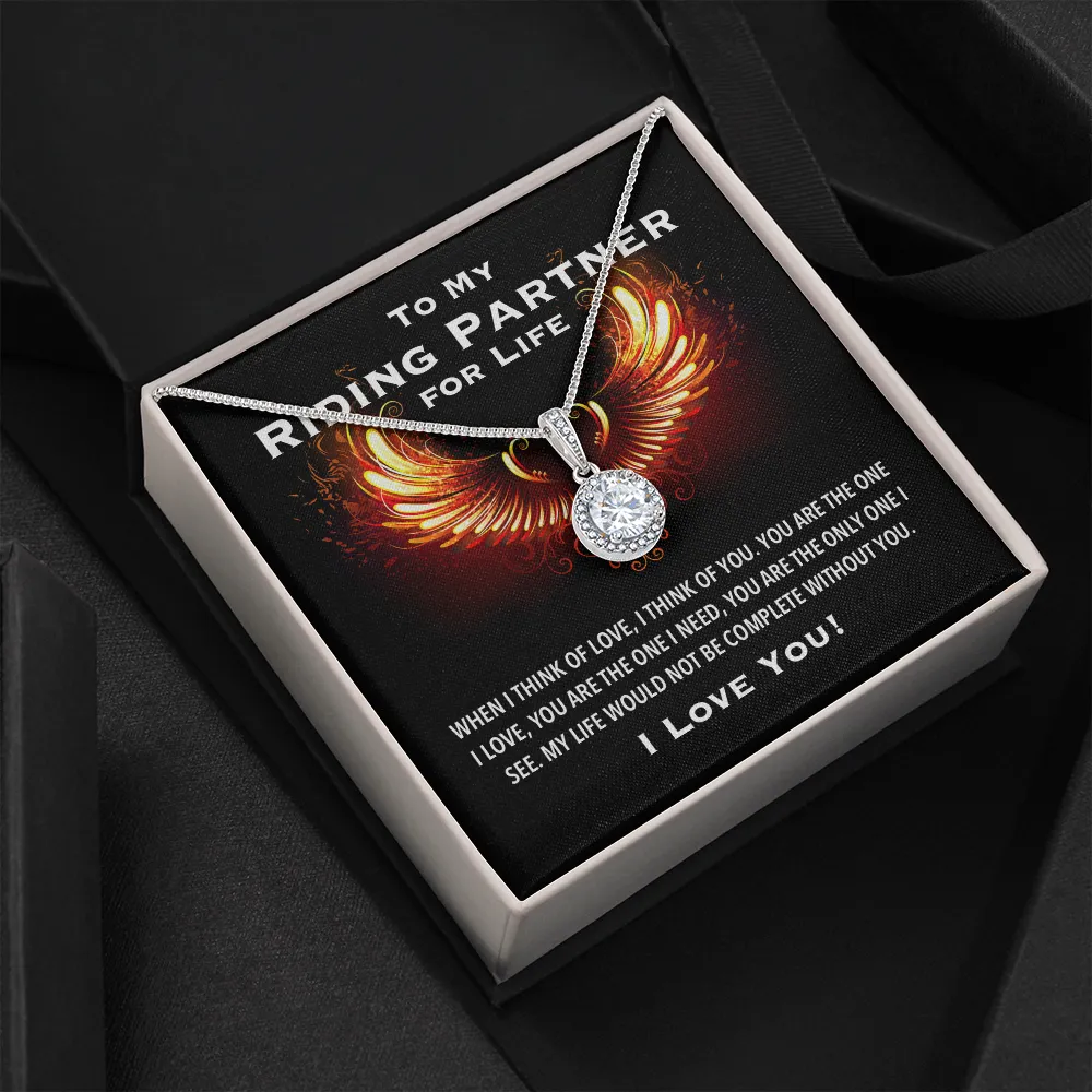 Riding Partner Eternal Love Valentine's Necklace
