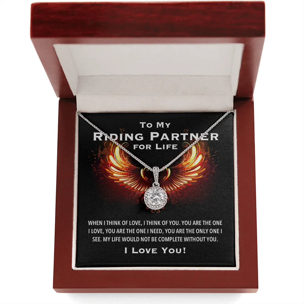 Riding Partner Eternal Love Valentine's Necklace