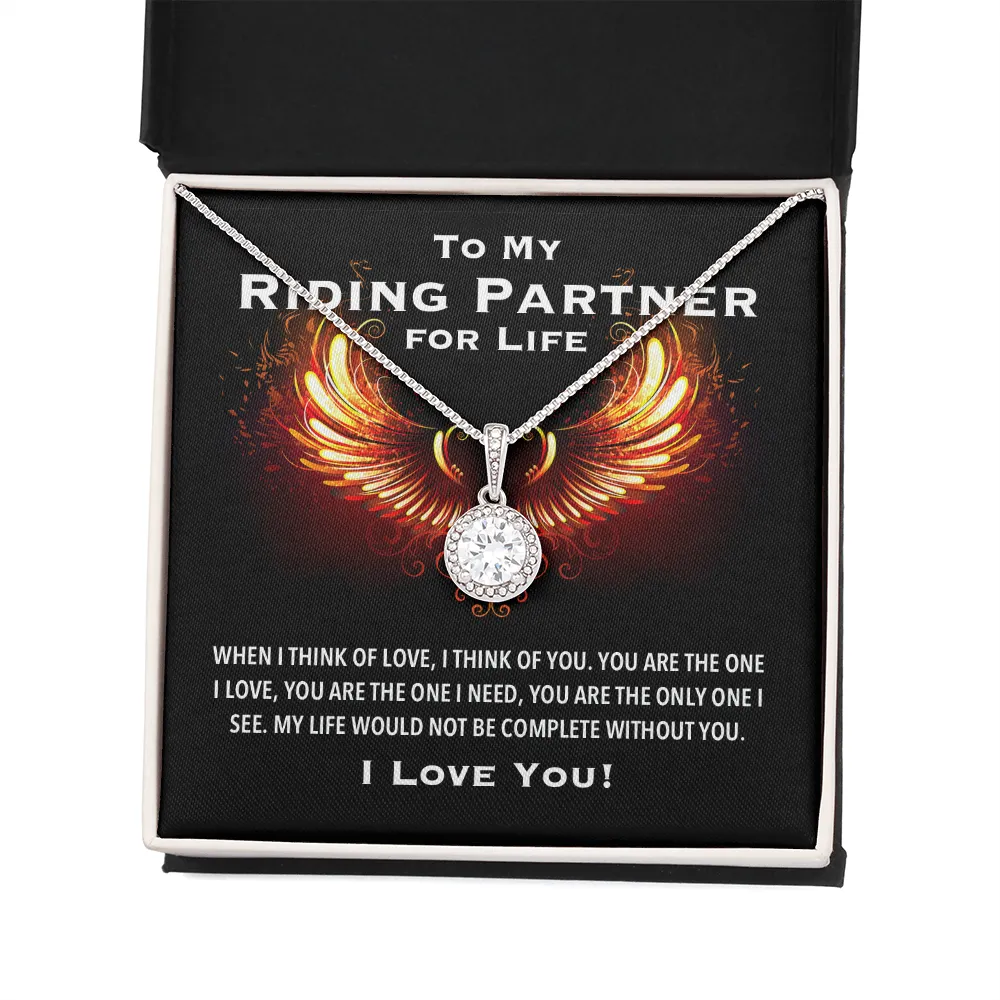 Riding Partner Eternal Love Valentine's Necklace