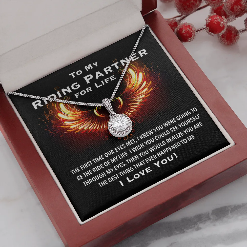 Riding Partner Eternal Love Valentine's Necklace
