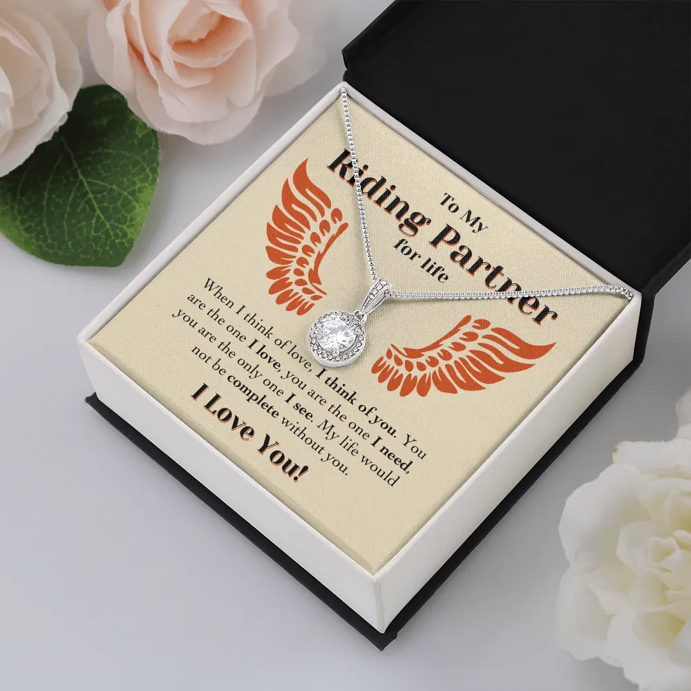 Riding Partner Eternal Love Valentine's Necklace