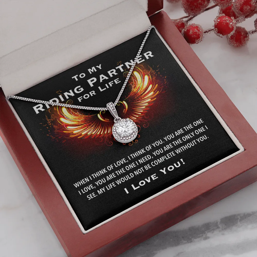 Riding Partner Eternal Love Valentine's Necklace