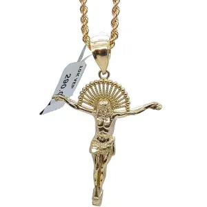 Rope Chain 2.5MM 10K With Vep en OR 10K MNG-003