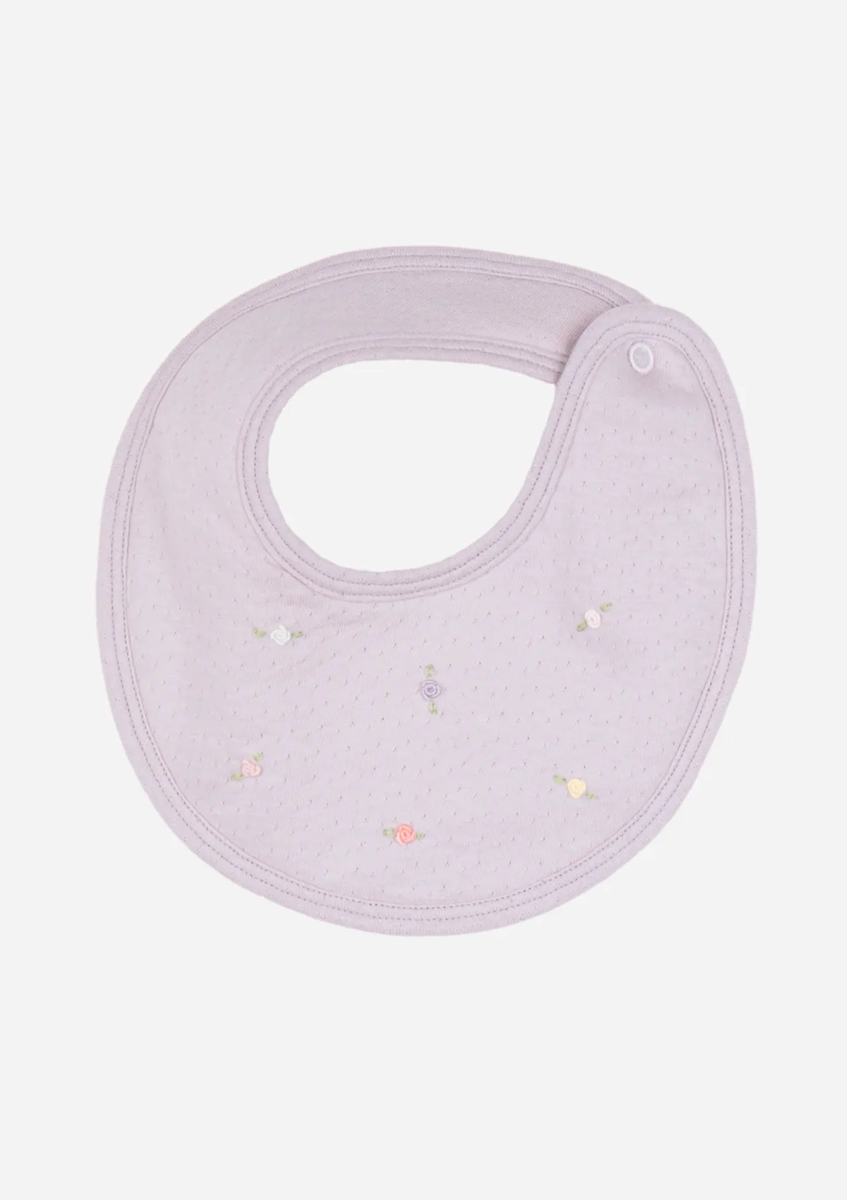 Rose Necklace Bib, Dusty Purple