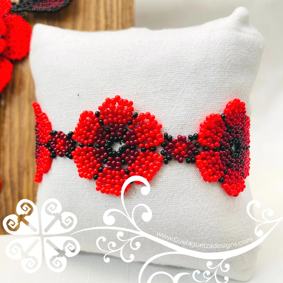 Roses Bouquet Beaded Set