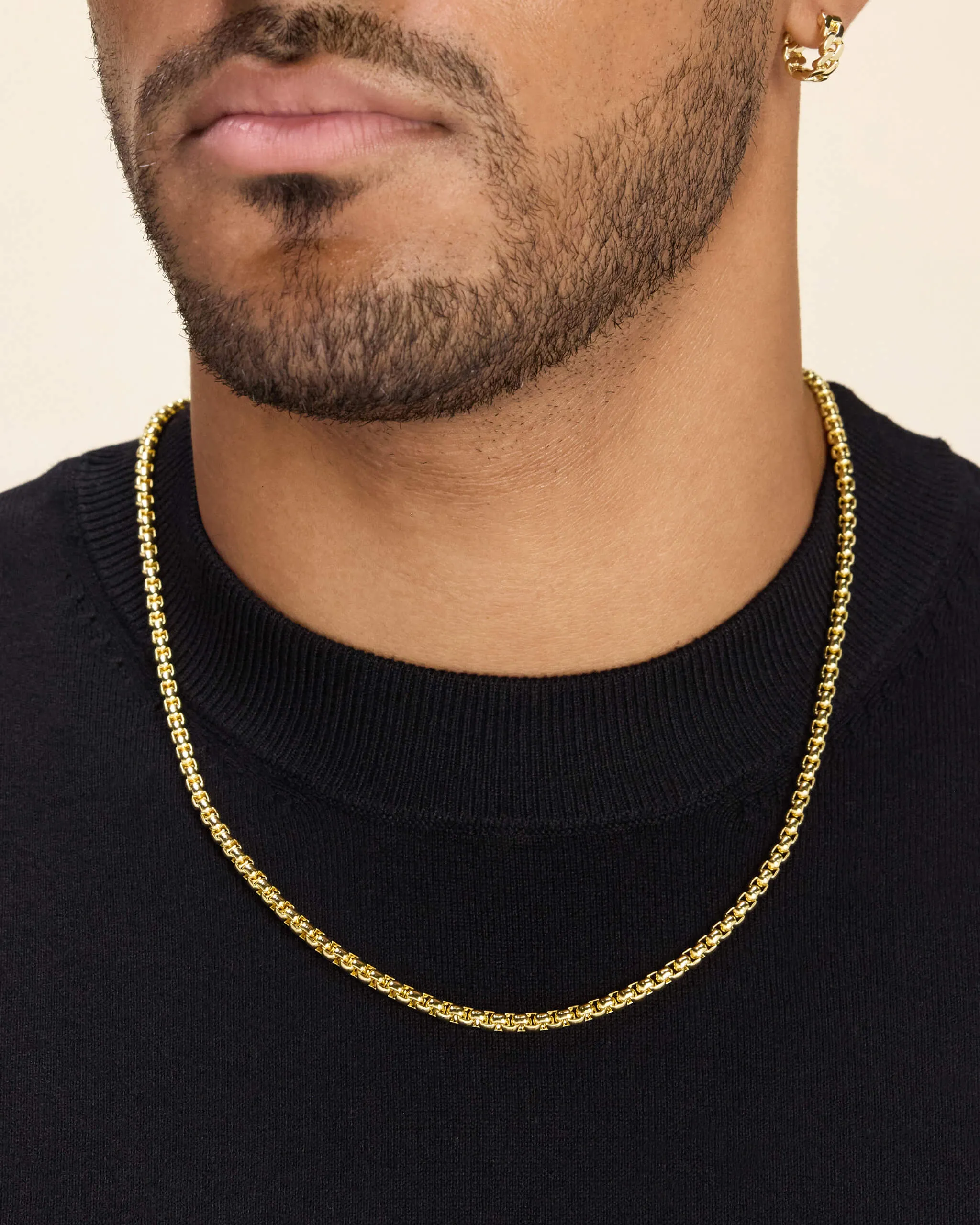 Round Box Chain - 4mm