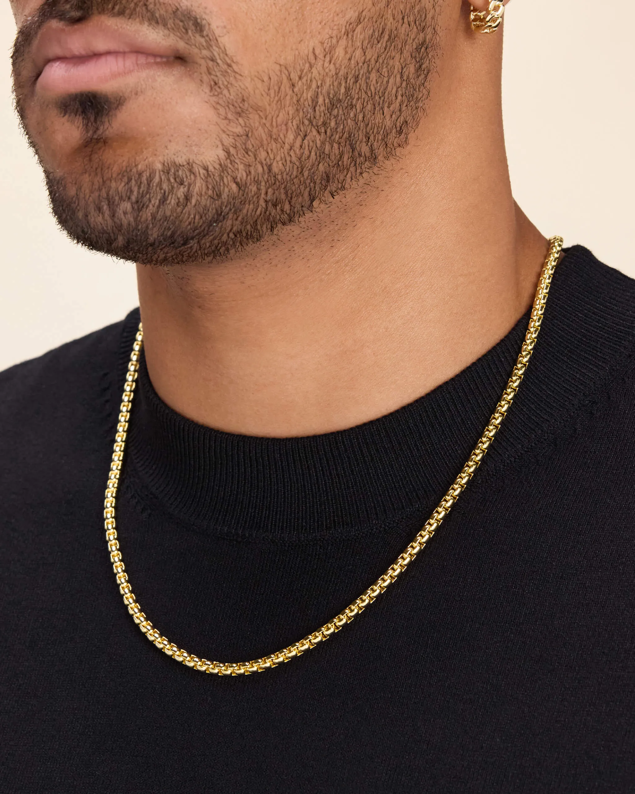 Round Box Chain - 4mm
