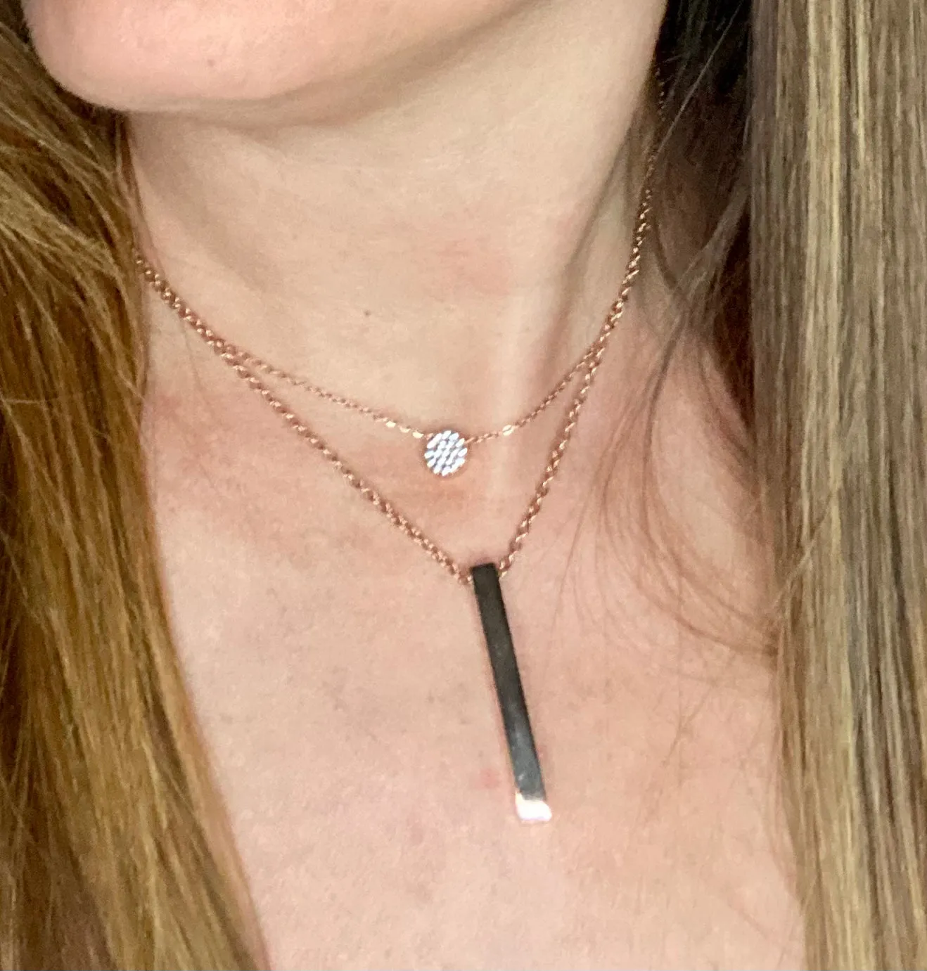 Round Shimmer Necklace
