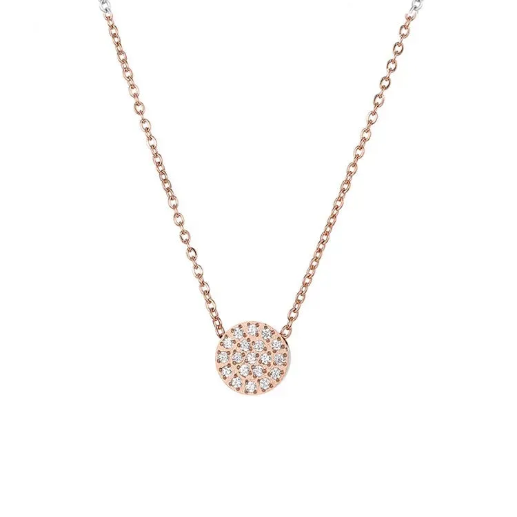Round Shimmer Necklace
