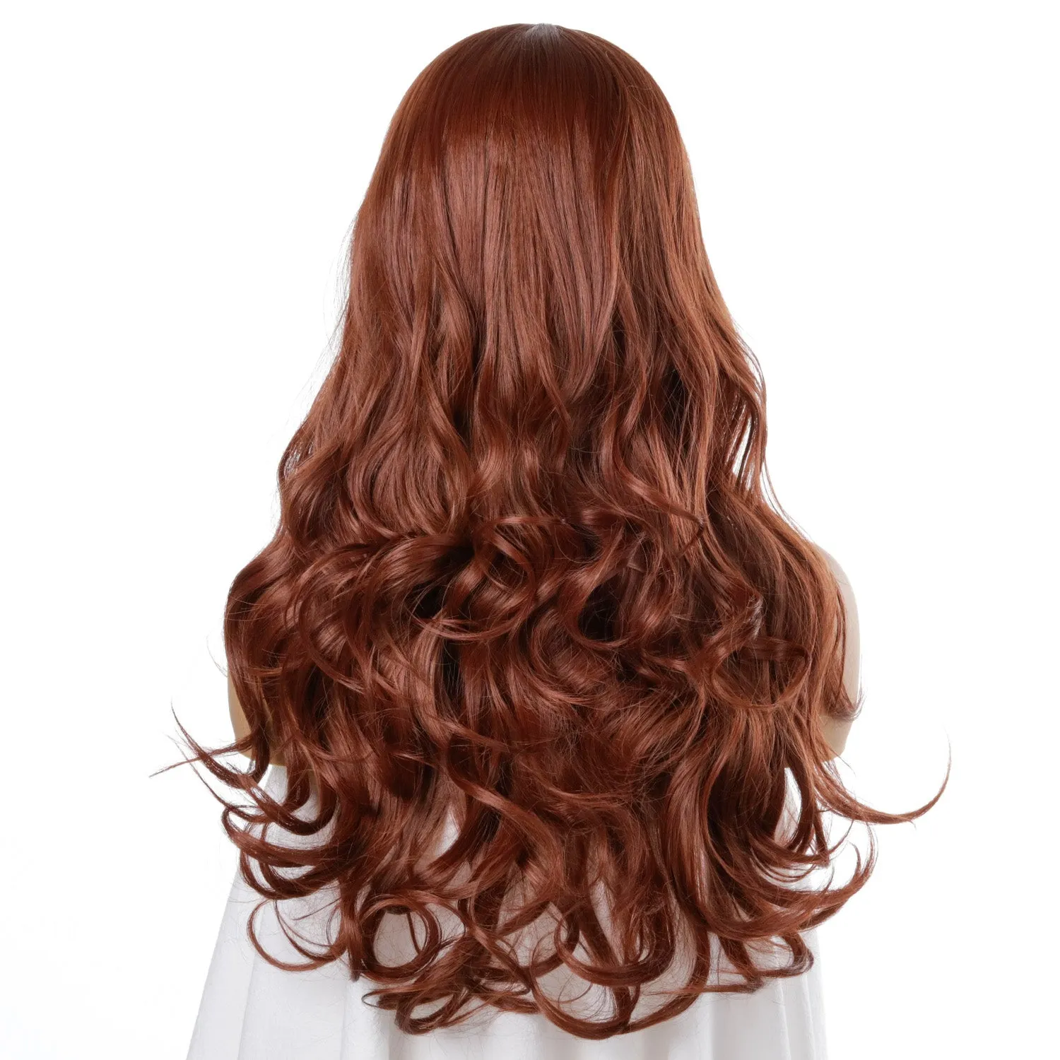 Roxanne | Red Long Wavy Synthetic Hair Wig