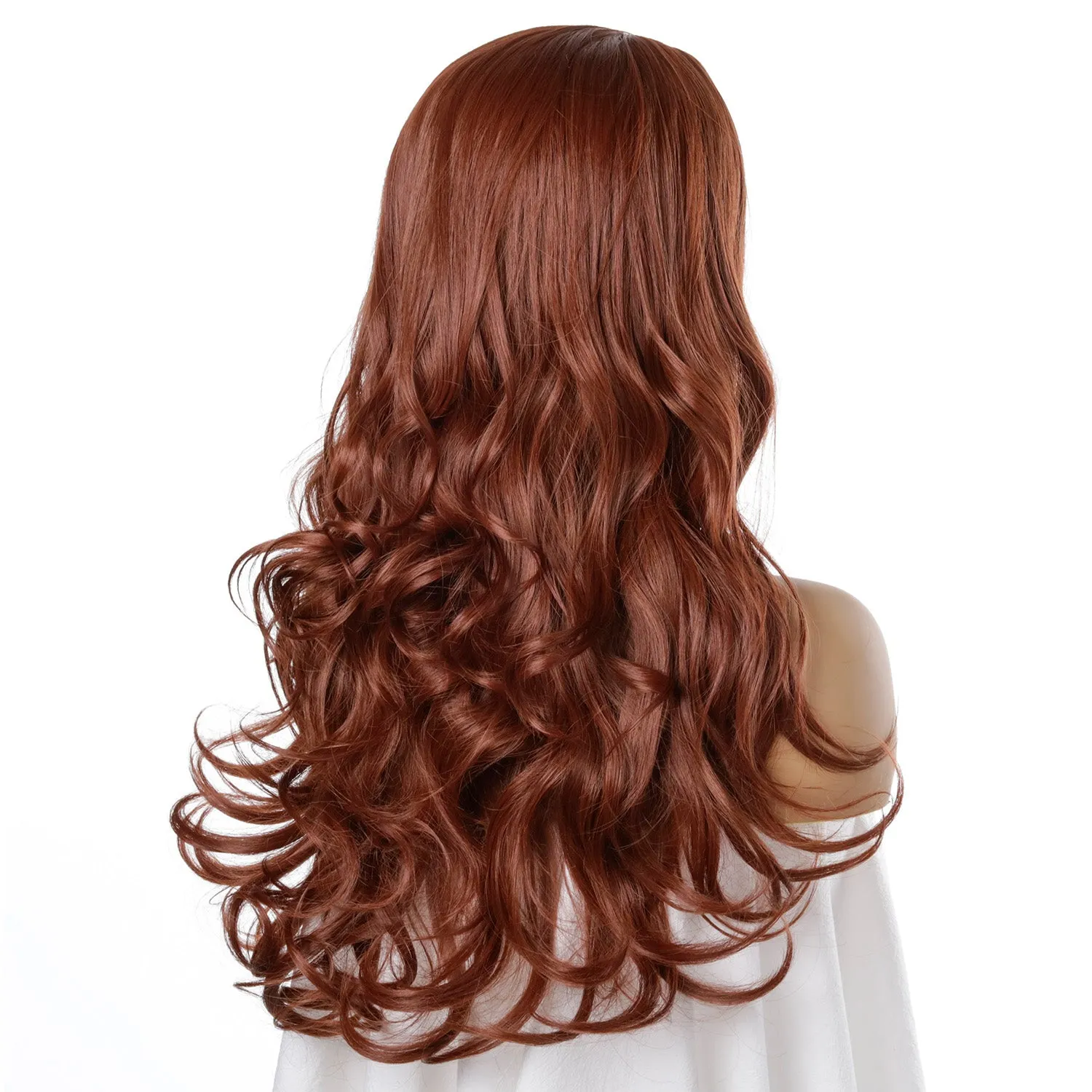 Roxanne | Red Long Wavy Synthetic Hair Wig