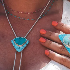 Royston Turquoise Chain Bolo