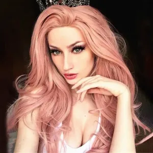 Sakura | Pink Long Wavy Synthetic Hair Wig