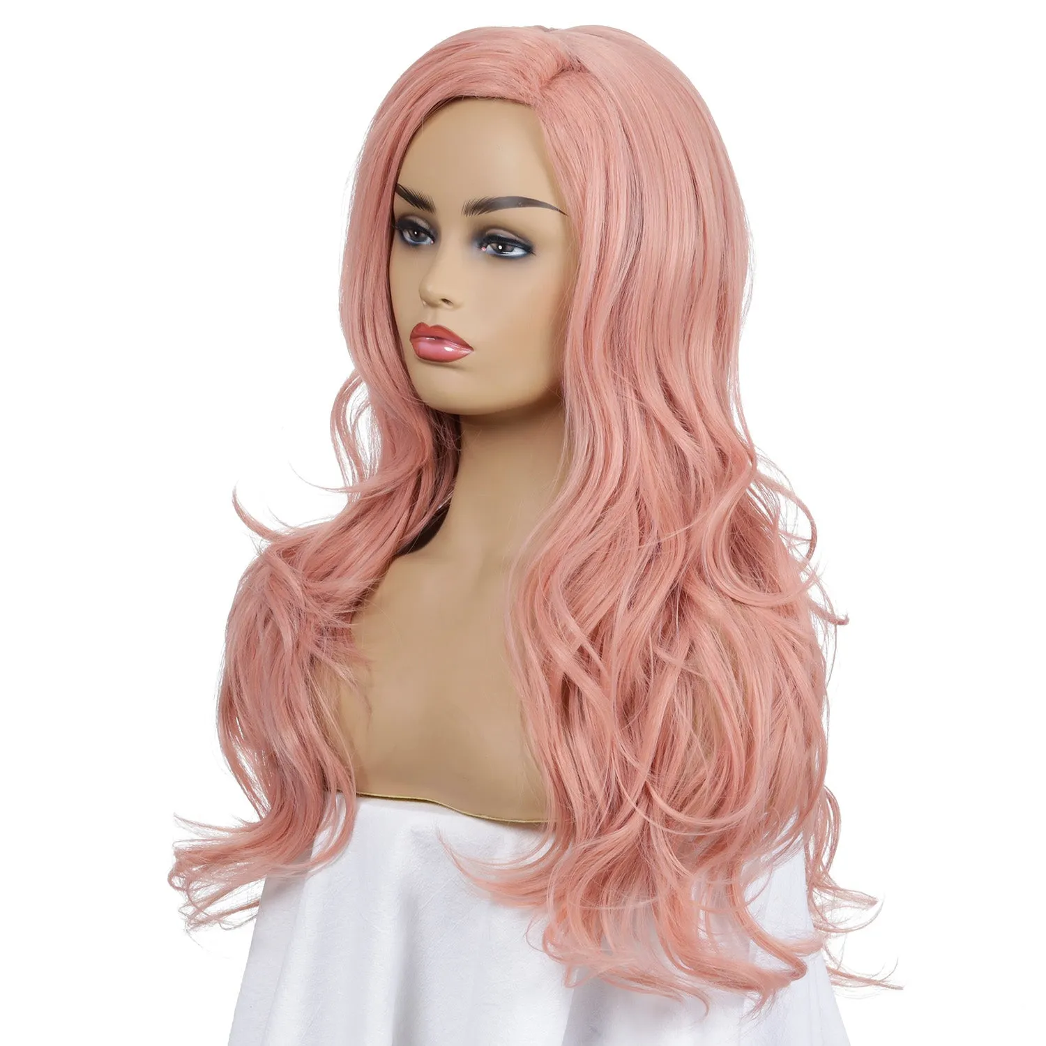 Sakura | Pink Long Wavy Synthetic Hair Wig