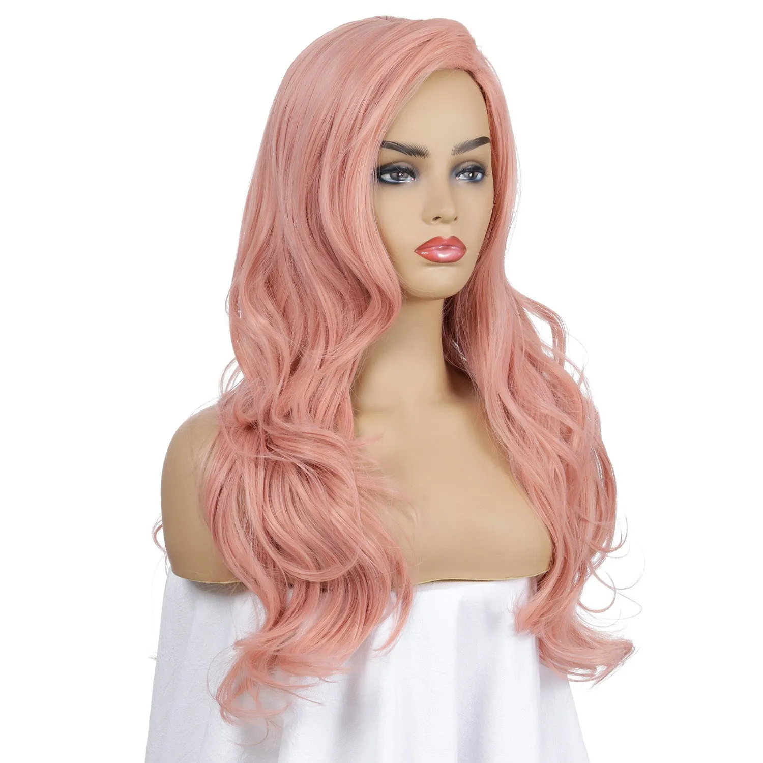 Sakura | Pink Long Wavy Synthetic Hair Wig