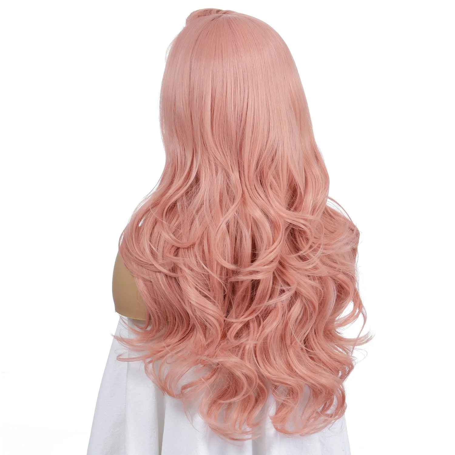 Sakura | Pink Long Wavy Synthetic Hair Wig