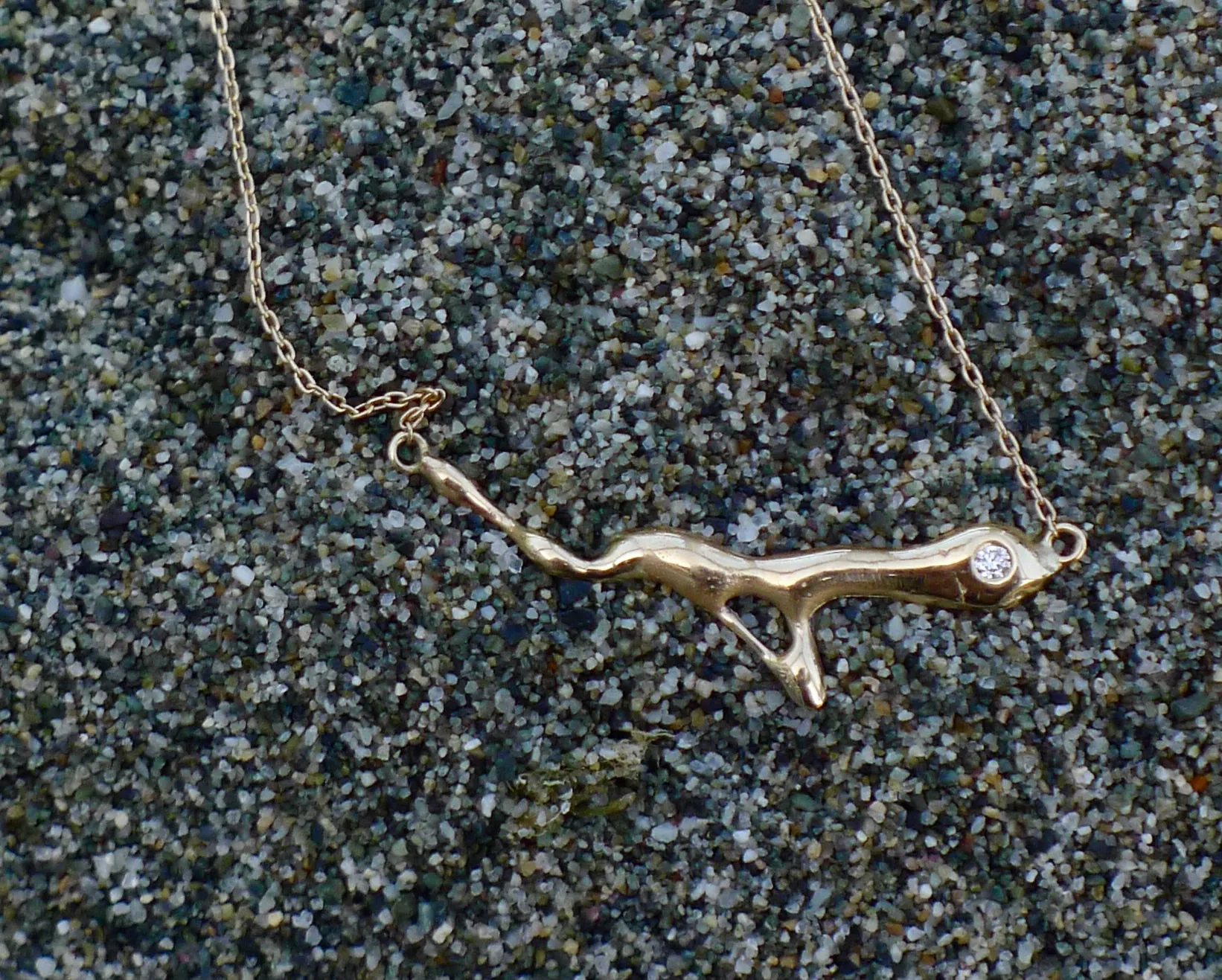 SANDBAR Gold and Diamond Necklace