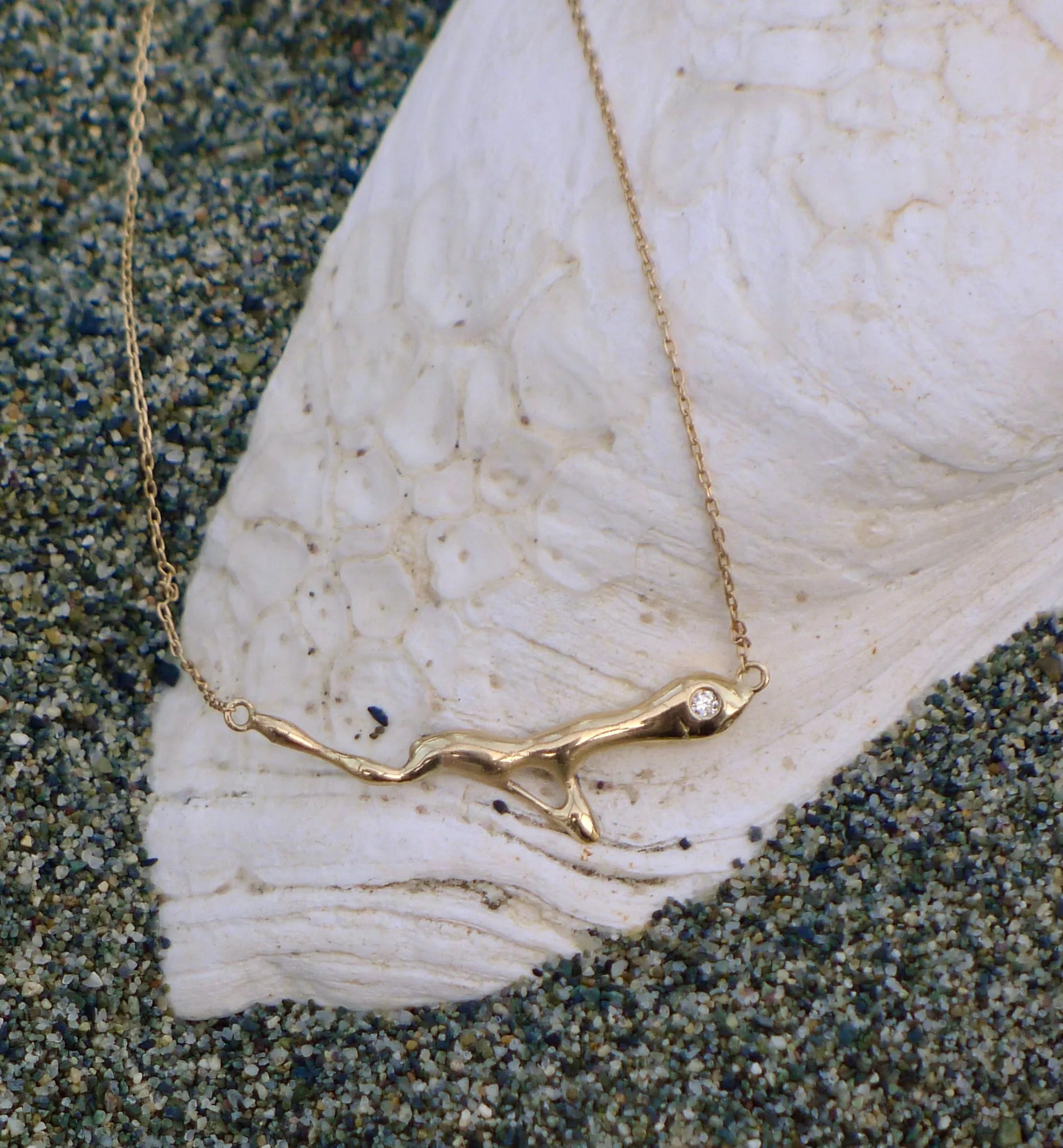 SANDBAR Gold and Diamond Necklace