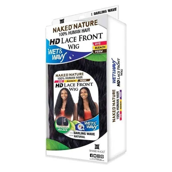 Shake-N-Go Naked 100% Human Hair WET & WAVY Lace Front Wig - DARLING WAVE