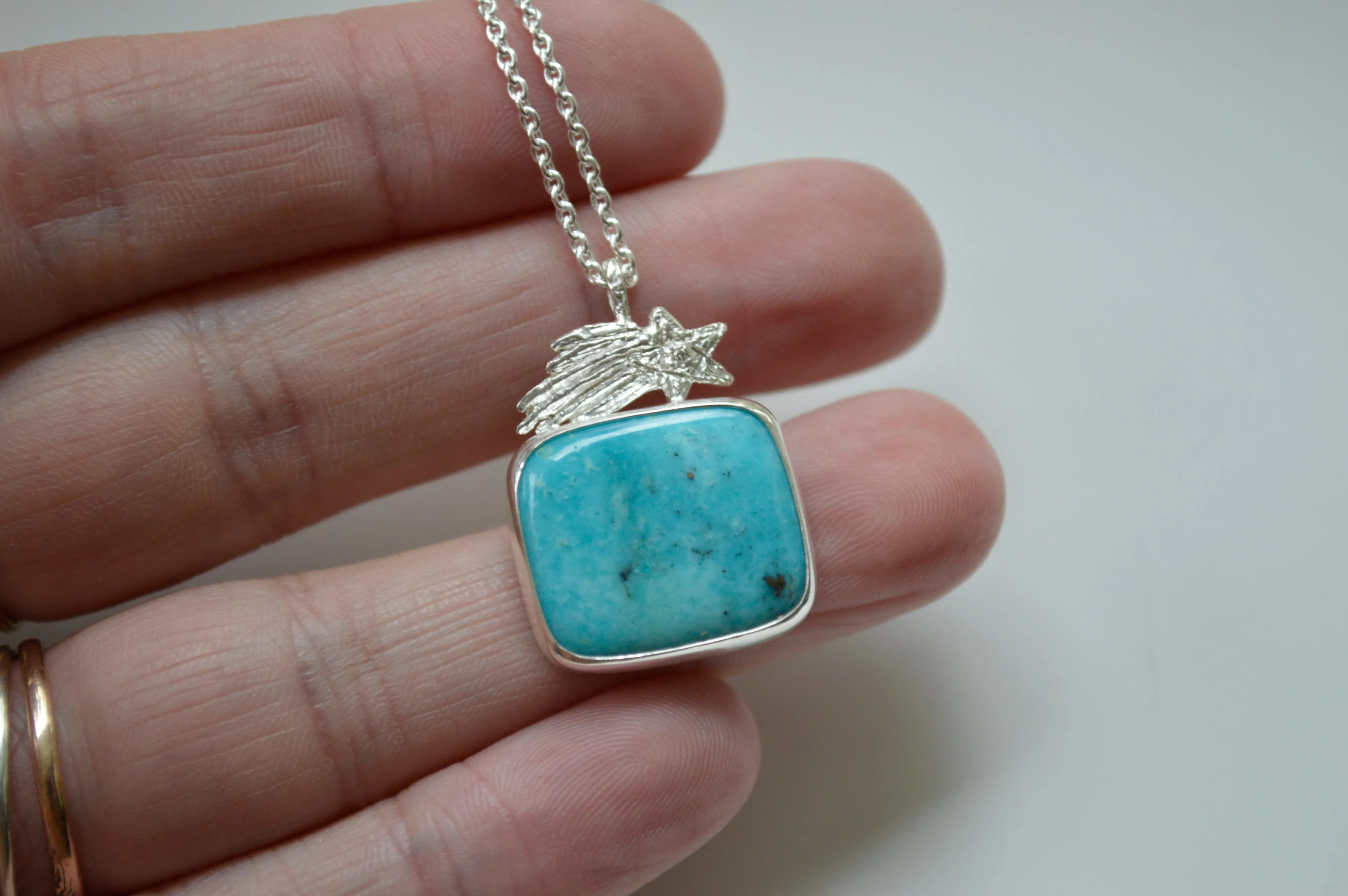 Shooting Star Campitos Turquoise Necklace OOAK