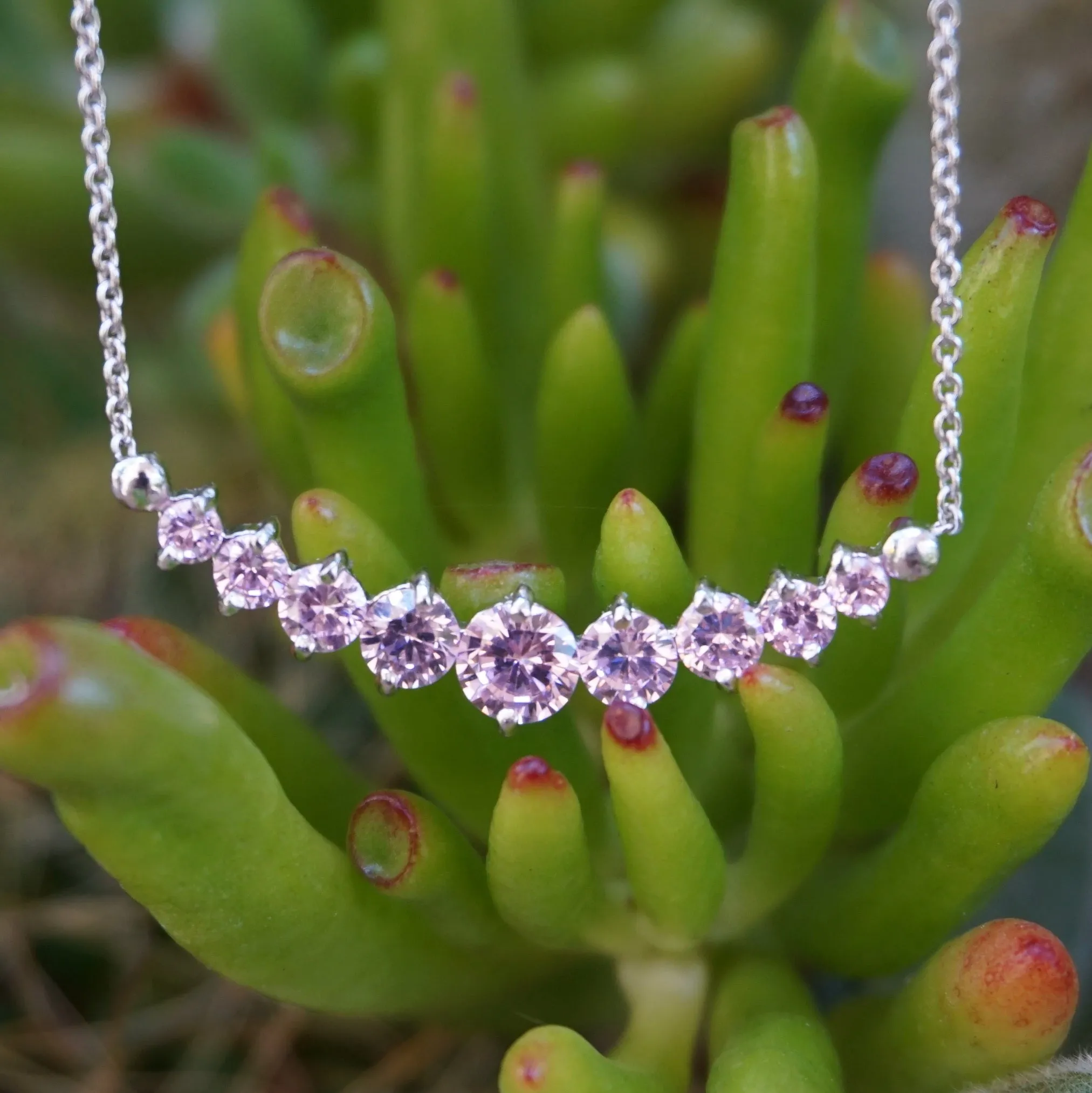 Signature Amethyst Smile Necklace 1