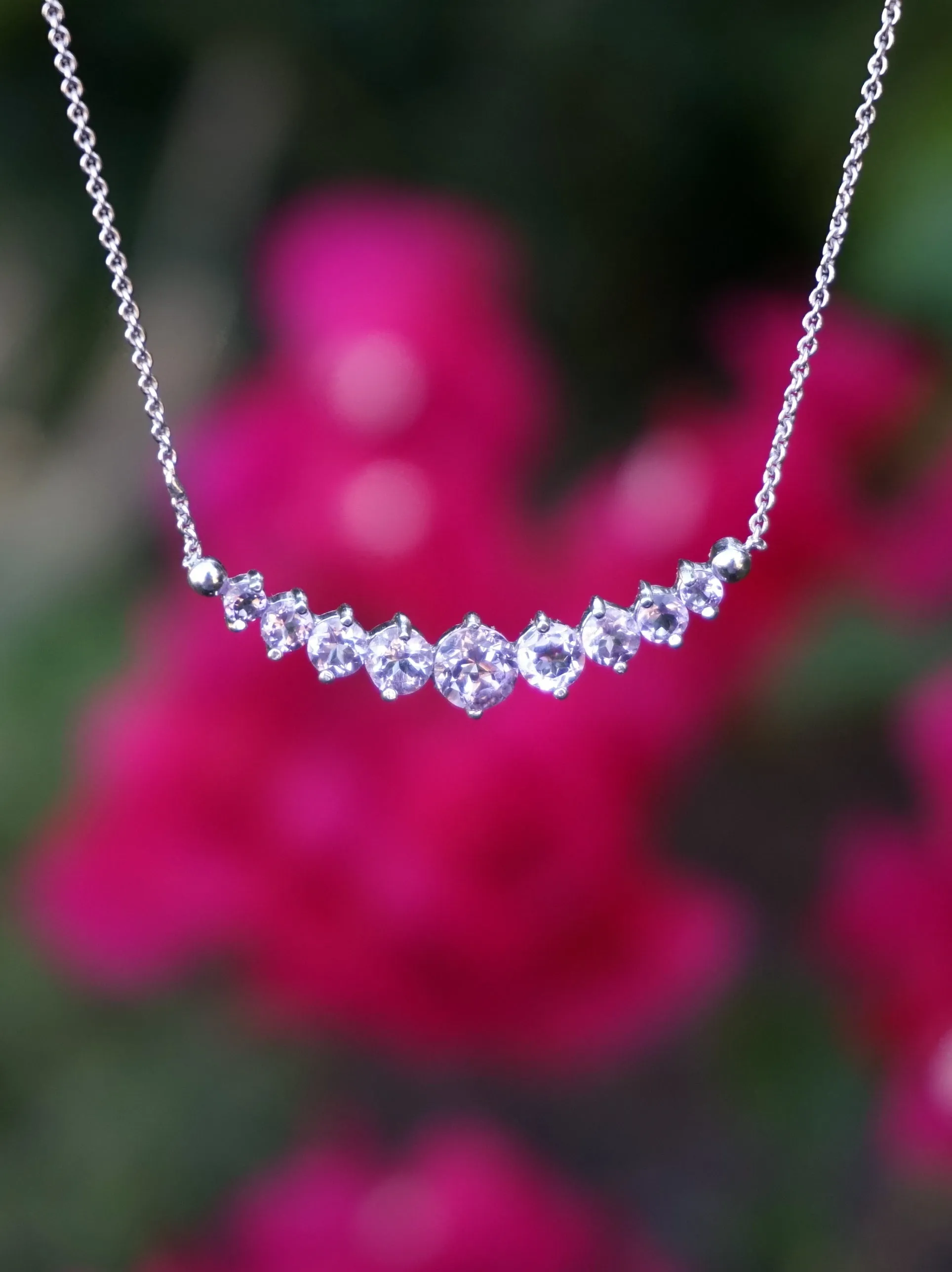 Signature Amethyst Smile Necklace 1