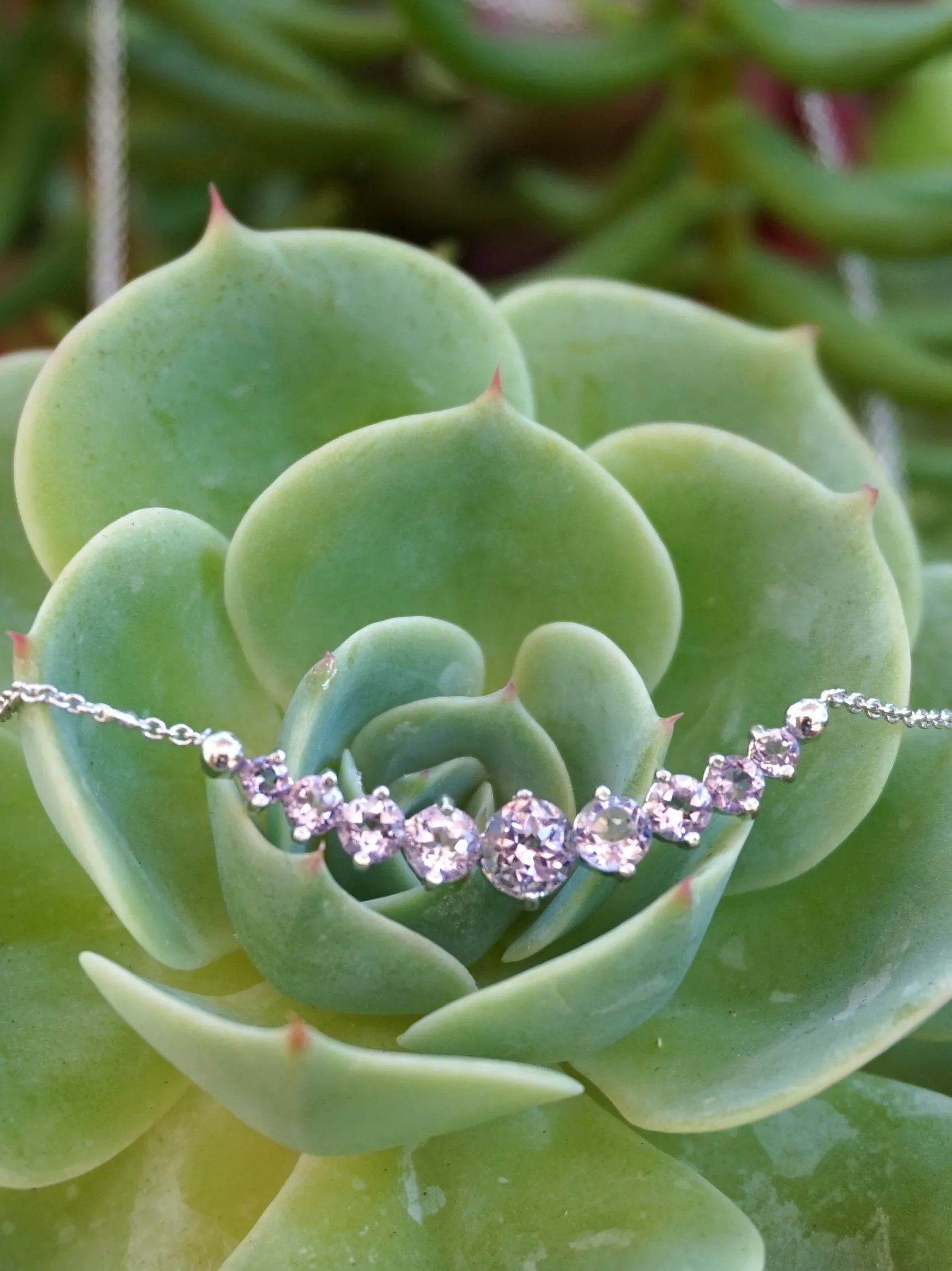 Signature Amethyst Smile Necklace 1