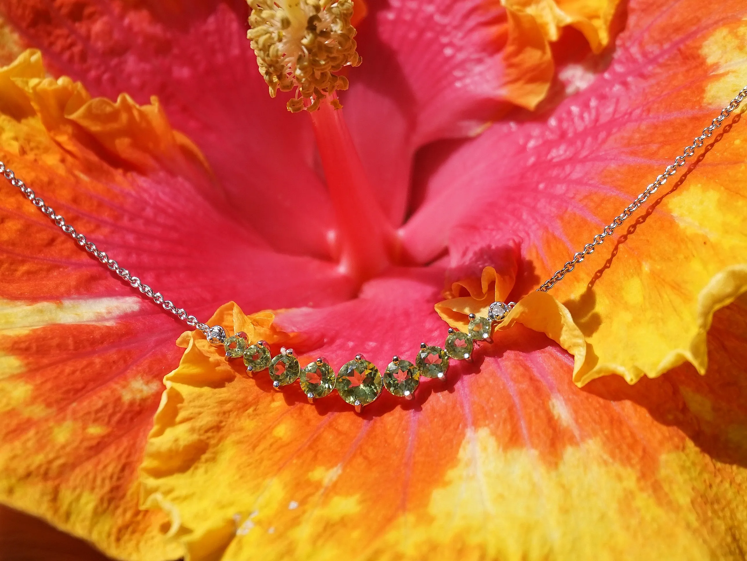 Signature Peridot Smile Necklace 1