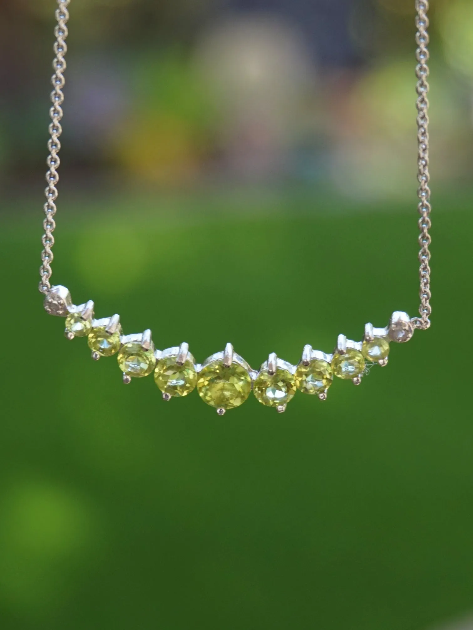 Signature Peridot Smile Necklace 1