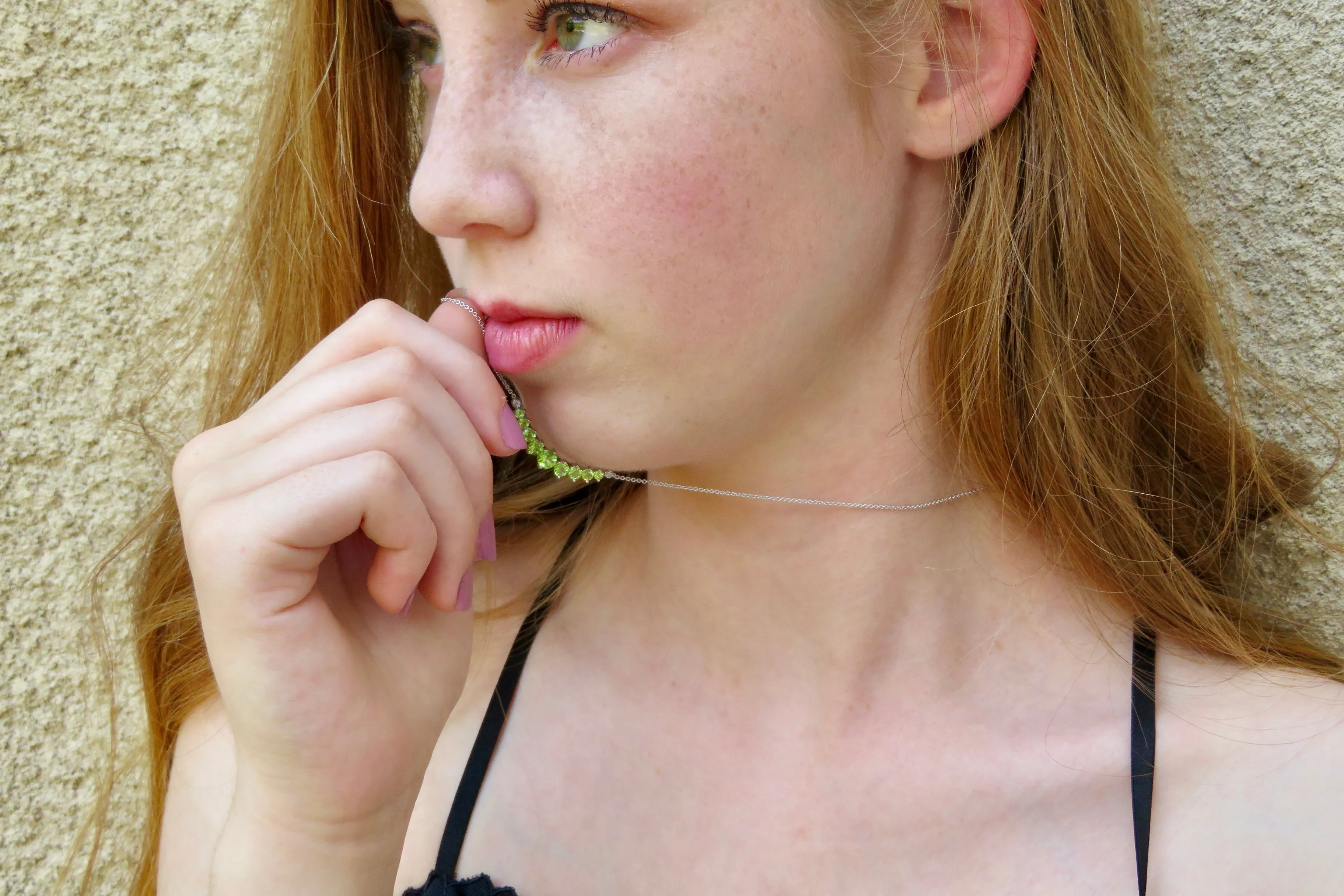 Signature Peridot Smile Necklace 1