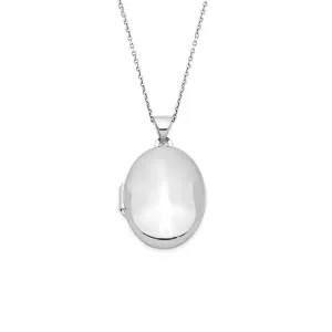 Signature Sterling Silver 32mm Oval Locket