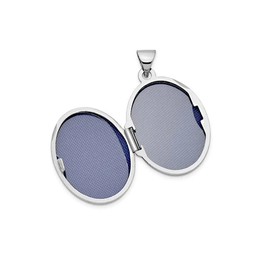 Signature Sterling Silver 32mm Oval Locket