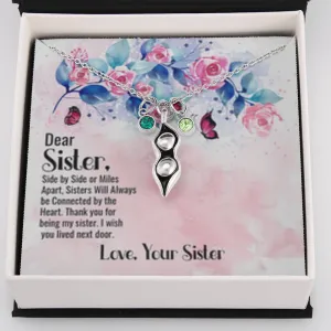 Sisters always connected by the heart.